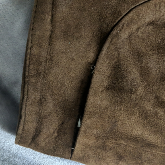 One of a Kind* Vintage handmade super supple leather or lambskin mini skirt - Picture 7 of 8